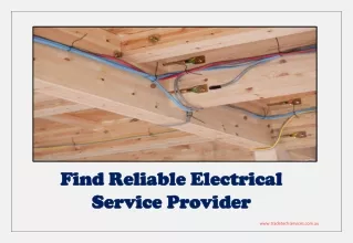 PDF: Find Reliable Electrical Service Provider