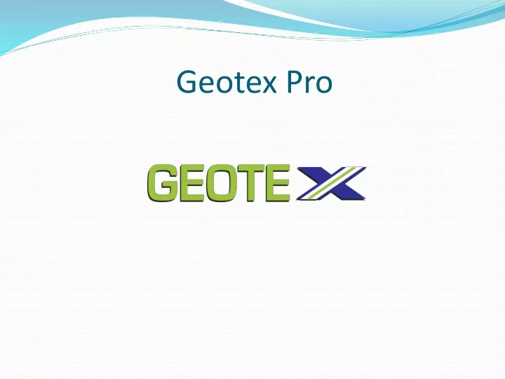 geotex pro