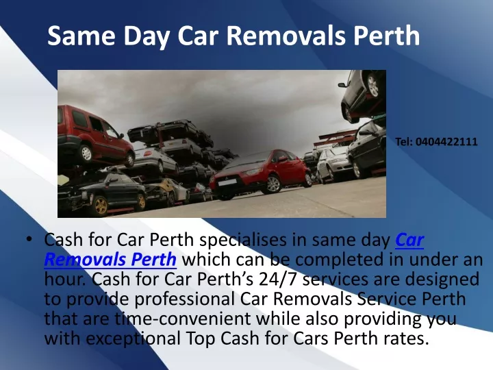 same day car removals perth