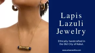 Ethical Lapis Lazuli Jewelry Collection