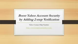 Boost Yahoo Account Security by Adding 2-step Verification