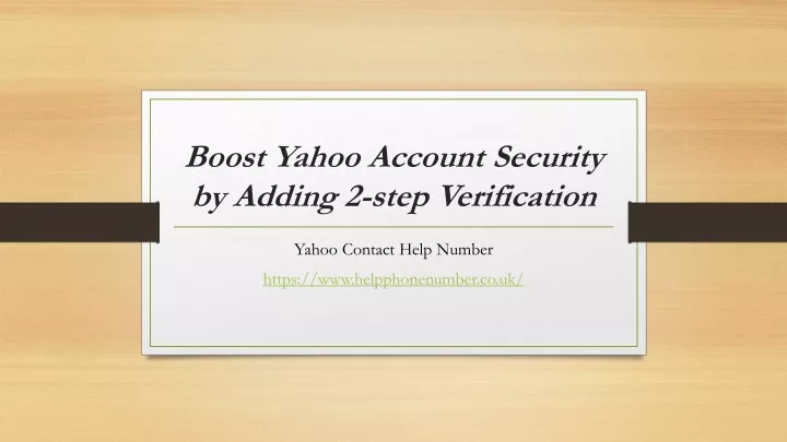 boost yahoo account security by adding 2 step verification
