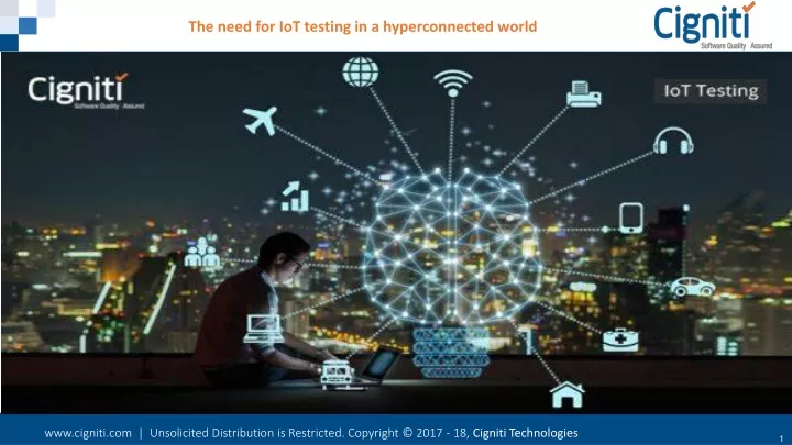 the need for iot testing in a hyperconnected world