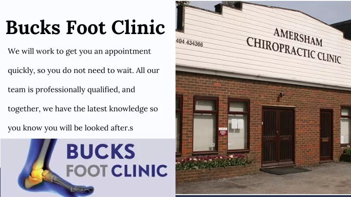 bucks foot clinic