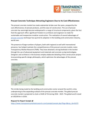precast concrete technique attracting engineers