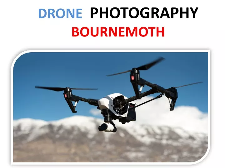 drone photography bournemoth