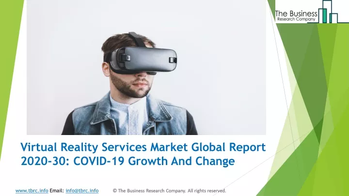 virtual reality services market global report 2020 30 covid 19 growth and change