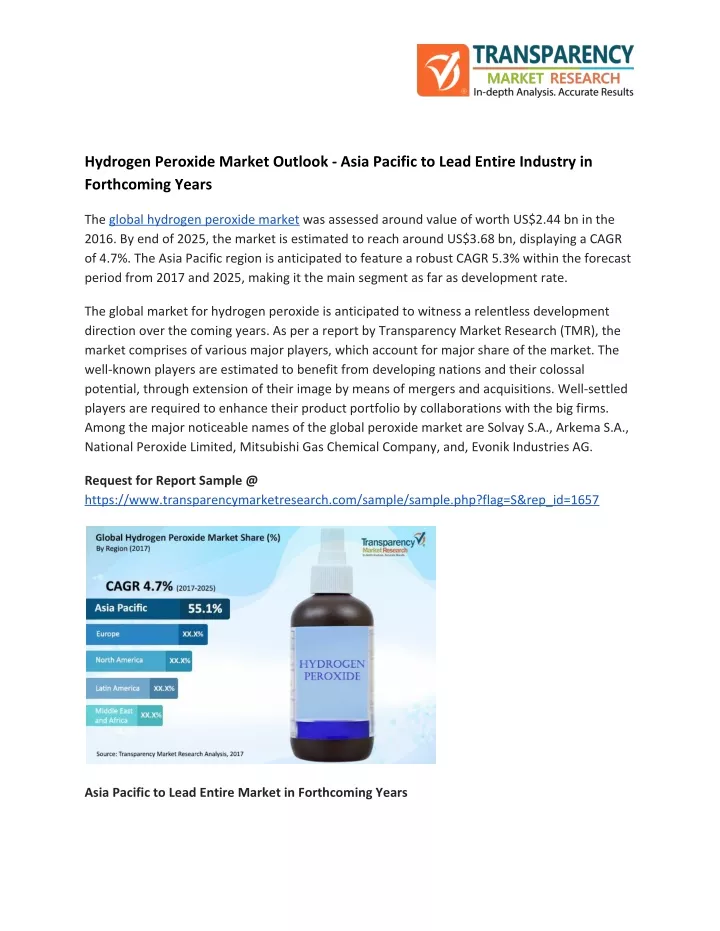 hydrogen peroxide market outlook asia pacific