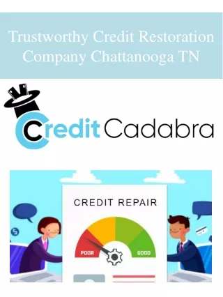Trustworthy Credit Restoration Company Chattanooga TN