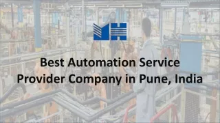 Best Automation Service Provider Company in Pune, India