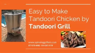 easy to make tandoori chicken by tandoori grill