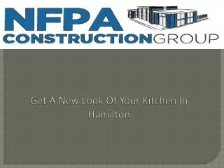Get A New Look Of Your Kitchen In Hamilton