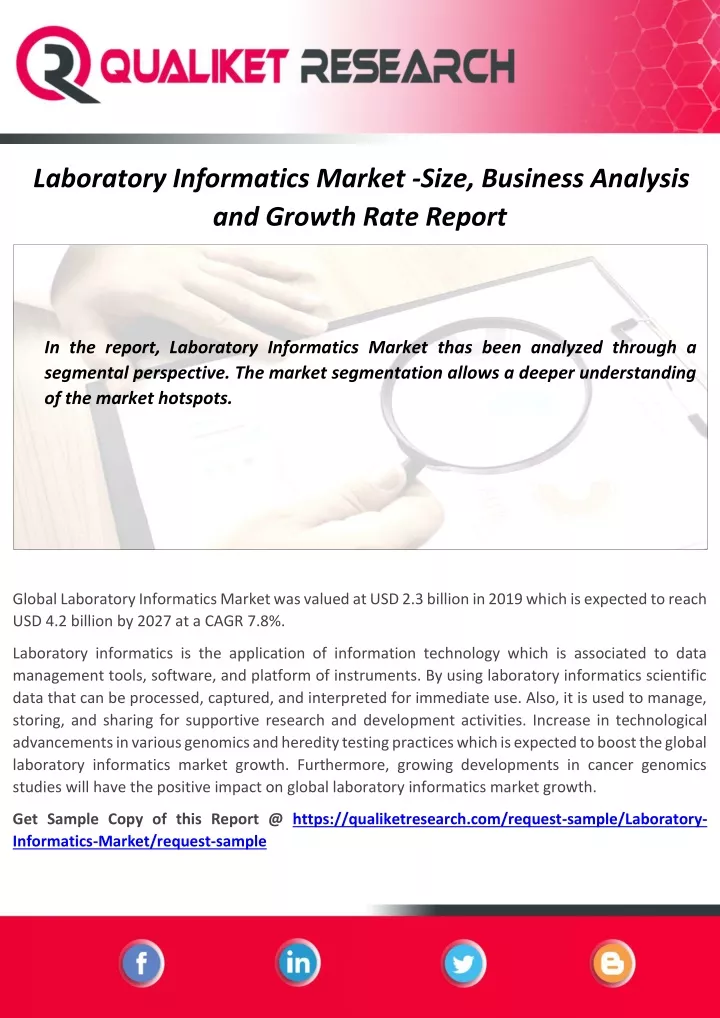 laboratory informatics market size business