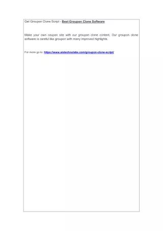 get groupon clone script best groupon clone
