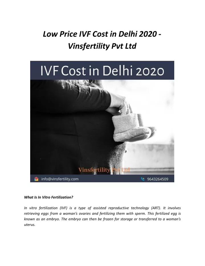 low price ivf cost in delhi 2020 vinsfertility pvt ltd