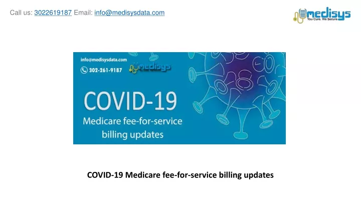 covid 19 medicare fee for service billing updates