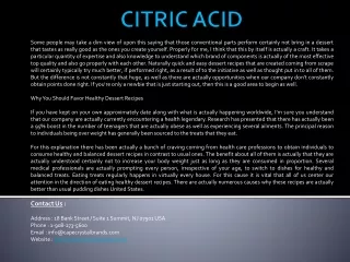 citric acid