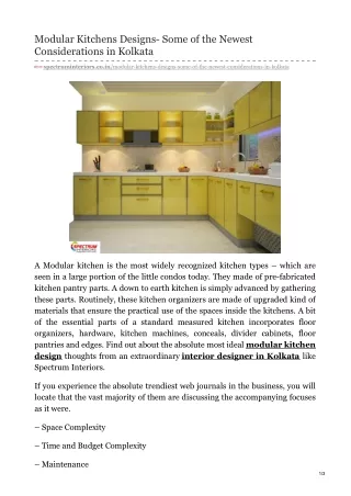 modular kitchens designs some of the newest