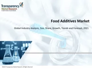 food additives market