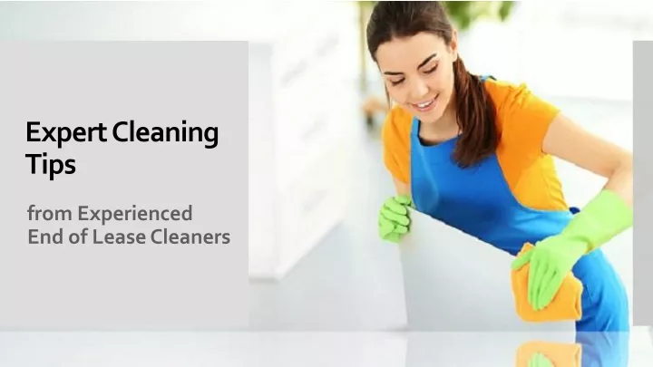 expert cleaning tips