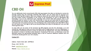 cbd oil