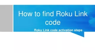 How to find Roku Link code