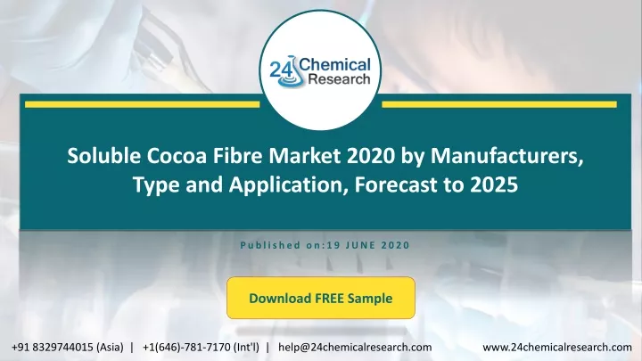 soluble cocoa fibre market 2020 by manufacturers