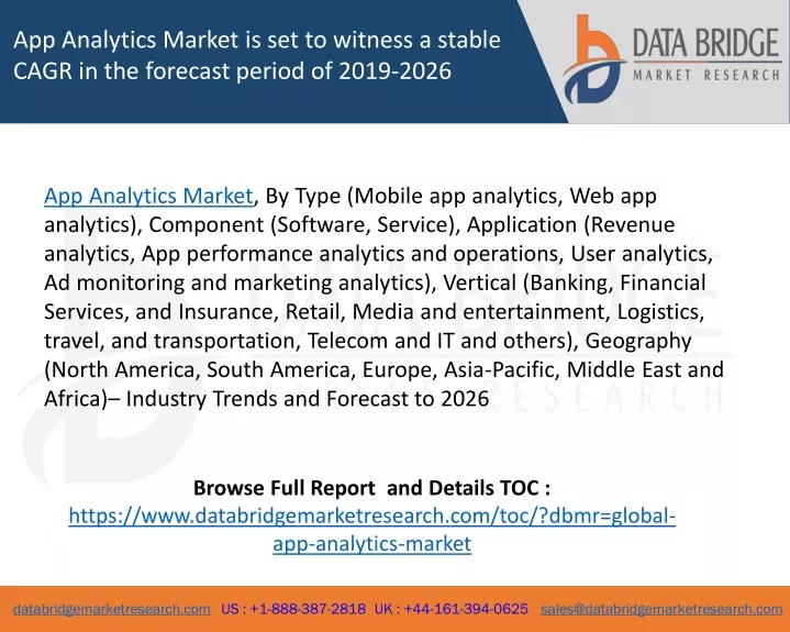 app analytics market is set to witness a stable