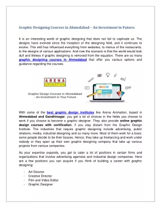 graphic designing courses in ahmedabad