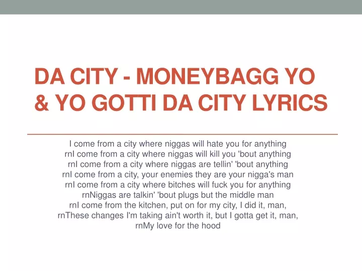 da city moneybagg yo yo gotti da city lyrics