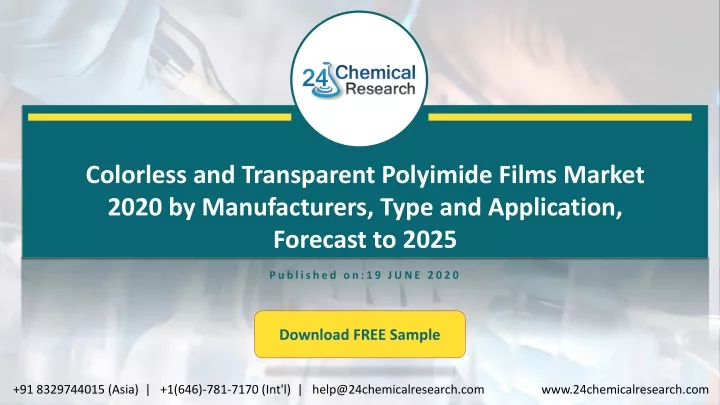 colorless and transparent polyimide films market