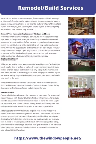 remodel build services