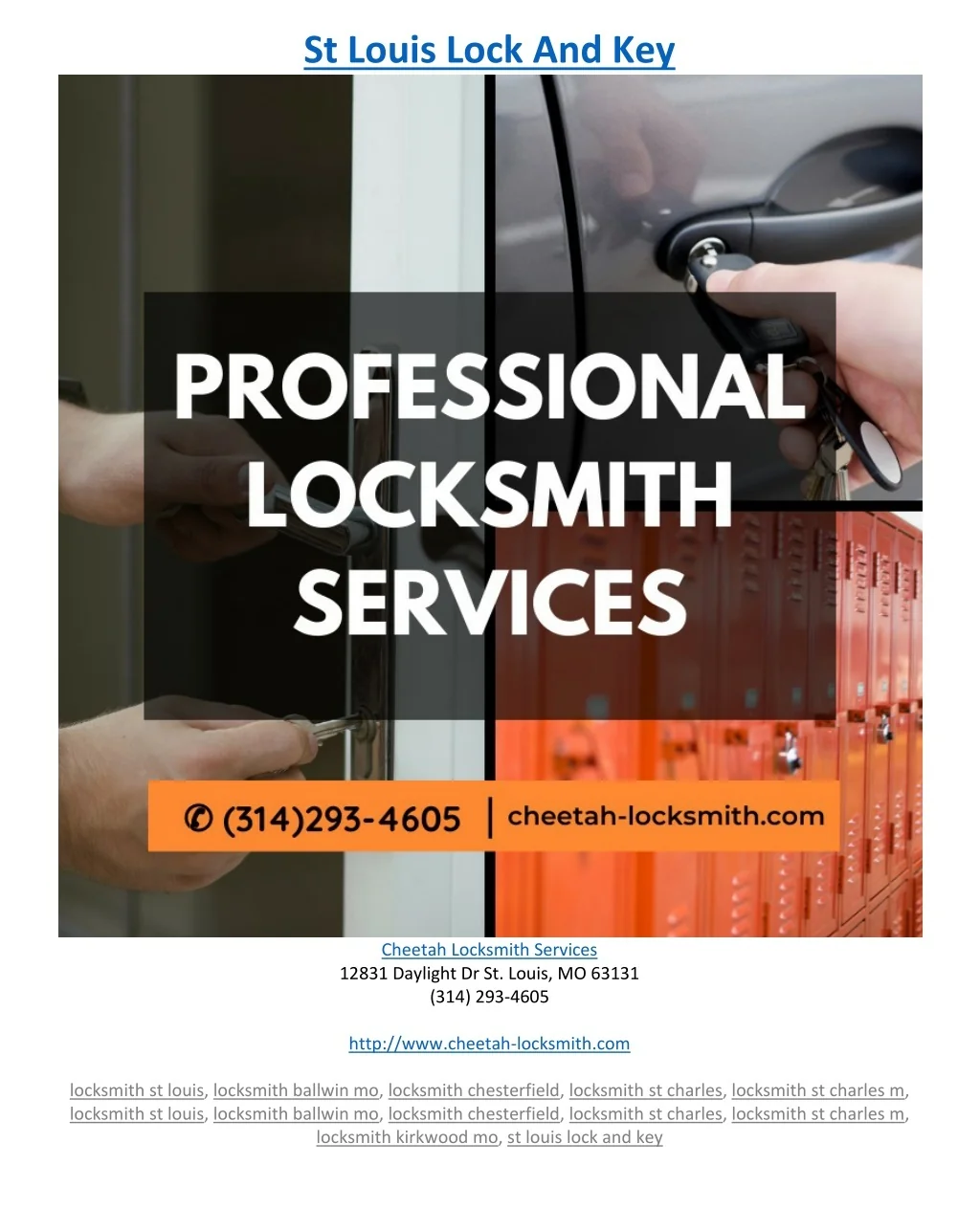 PPT - St Louis Lock And Key PowerPoint Presentation, free download - ID ...