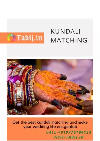 Online kundali matching: The supreme matchmaking process for marriage