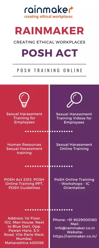Sexual Harassment Training for Employees - Rainmaker