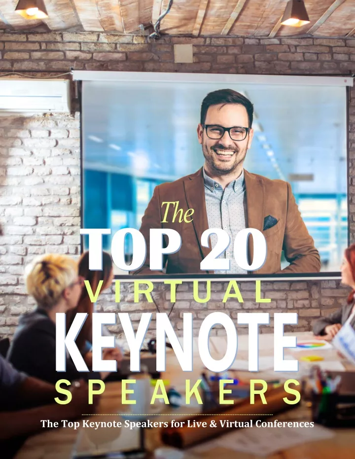 the top keynote speakers for live virtual