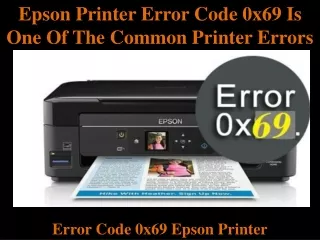 epson printer error code 0x69