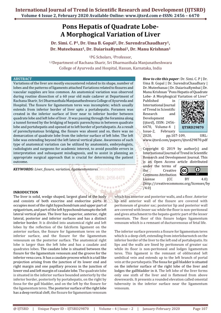 international journal of trend in scientific