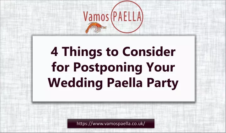 4 things to consider for postponing your wedding
