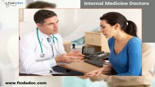 How to find the best Internal Medicine Doctors? | FindADoc.com