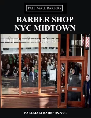 Barber Shop NYC Midtown