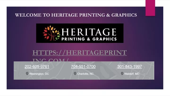 welcome to heritage printing graphics