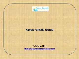 Kayak rentals Guide