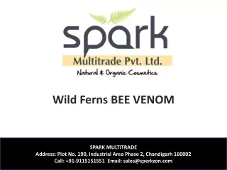 Bee Venom Products Now Available in India