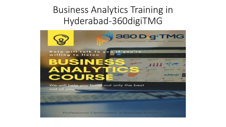business analytics training in hyderabad 360digitmg