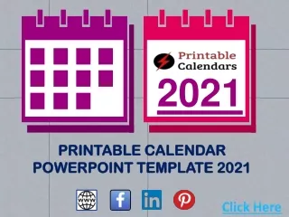 Printable Calendar 2021 with Holidays