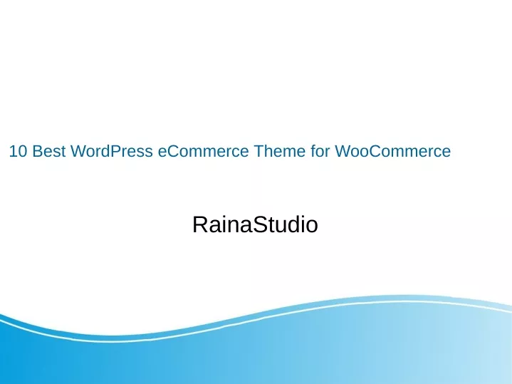 10 best wordpress ecommerce theme for woocommerce