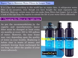 Mountain Flow Coupon Code - SaveOnCart