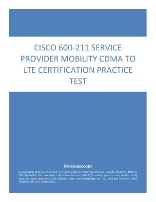 cisco 600 211 service provider mobility cdma