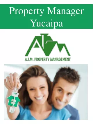 Property Manager Yucaipa